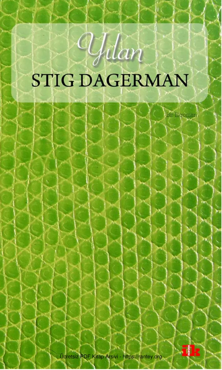 Stig Dagerman Yılan kapak görseli