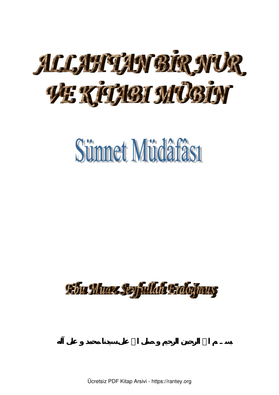 SUNNET MUDAFASI Ebu Abdulmumin Tekin Mıhçı kapak görseli