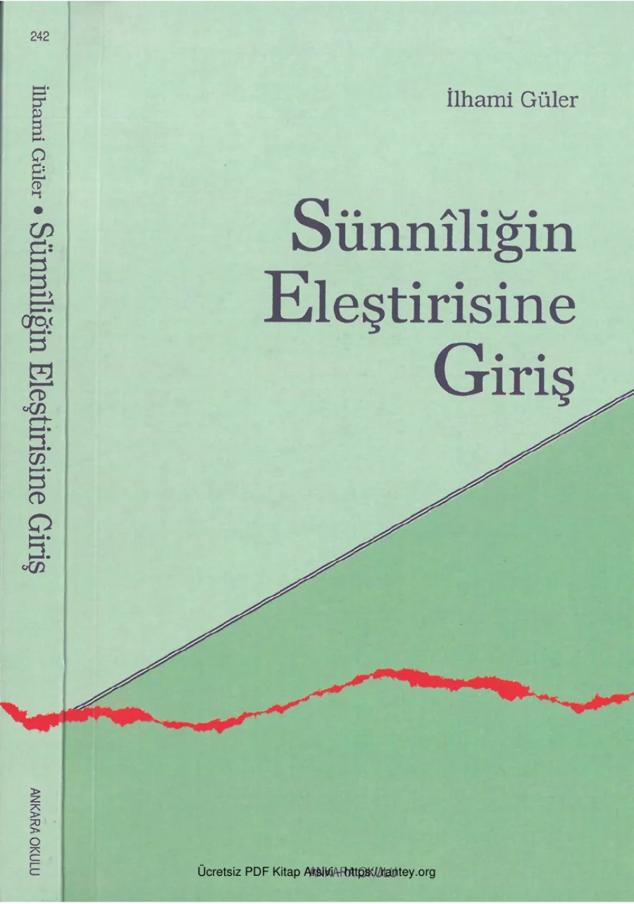 Sünniliğin Eleştirisine Giriş kapak görseli