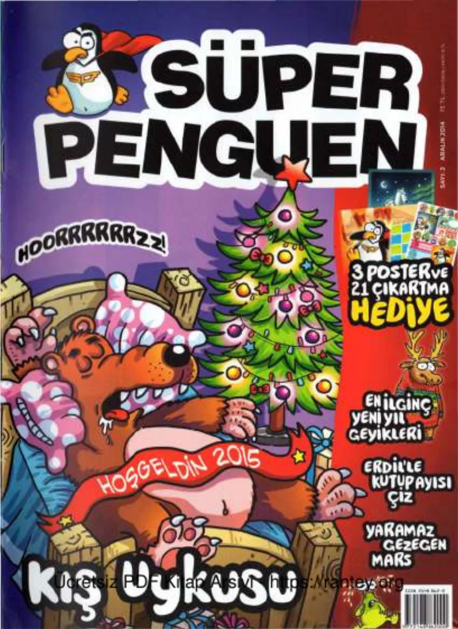 Süper Penguen Sayı 02 Aralık 2014 kapak görseli