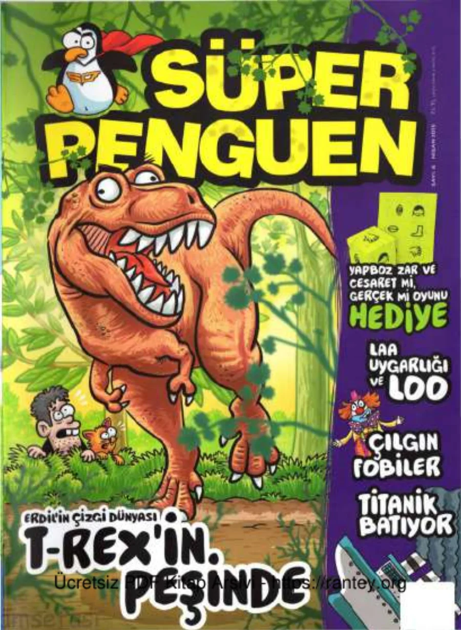 Süper Penguen Sayı 06 Nisan 2015 kapak görseli