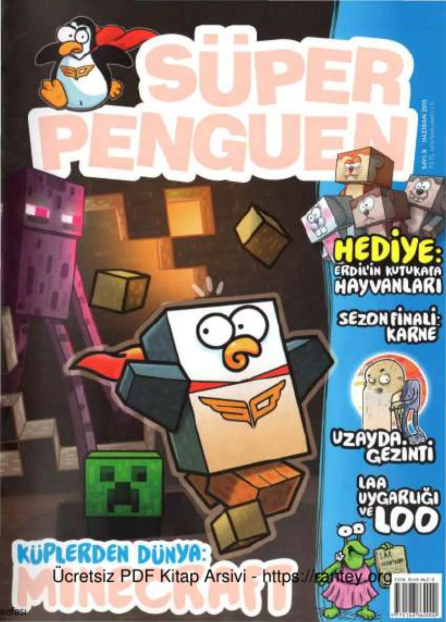 Süper Penguen Sayı 08 Haziran 2015 kapak görseli