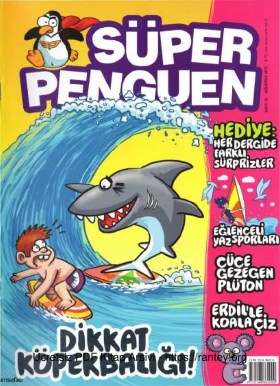 Süper Penguen Sayı 10 Ağustos 2015 kapak görseli
