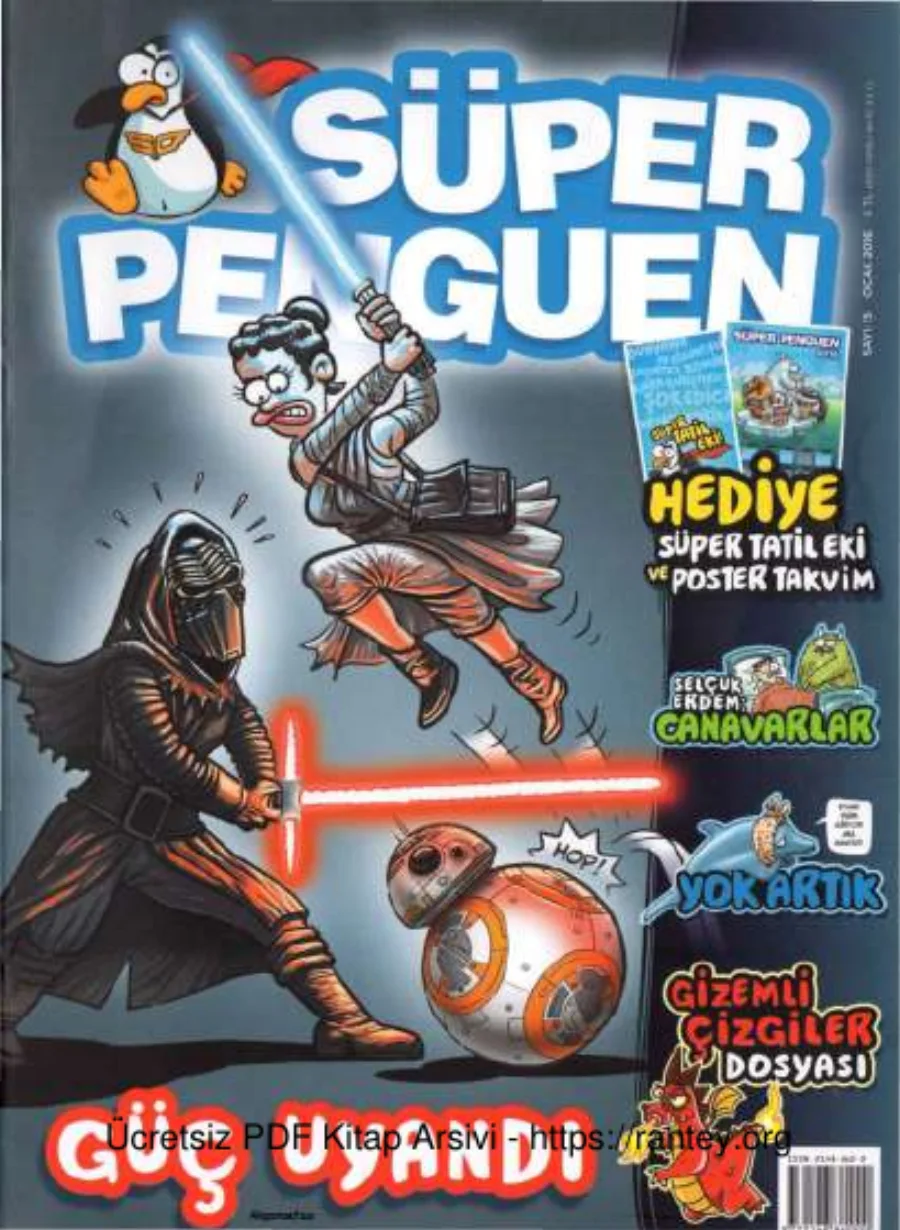 Süper Penguen Sayı 15 Ocak 2016 kapak görseli