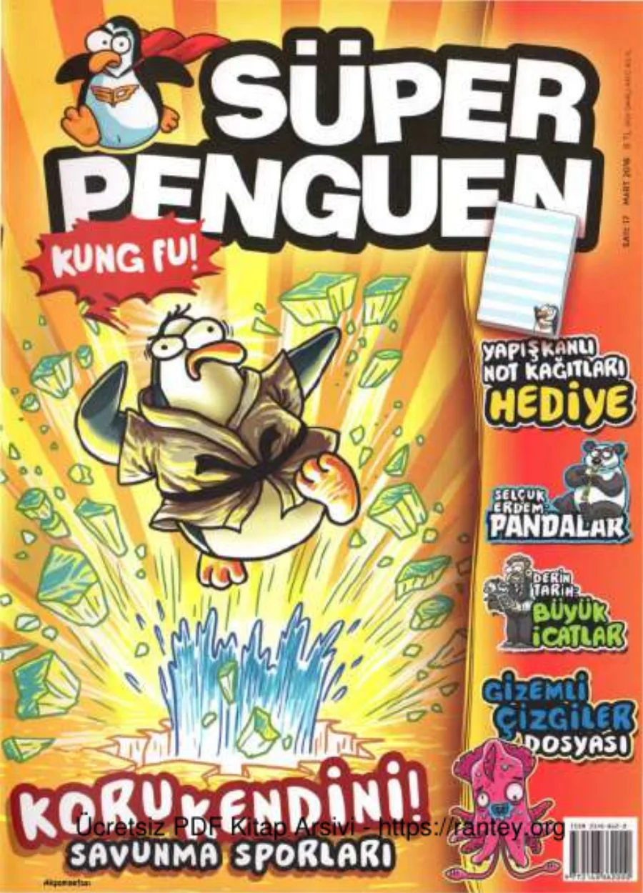 Süper Penguen Sayı 17 Mart 2016 kapak görseli