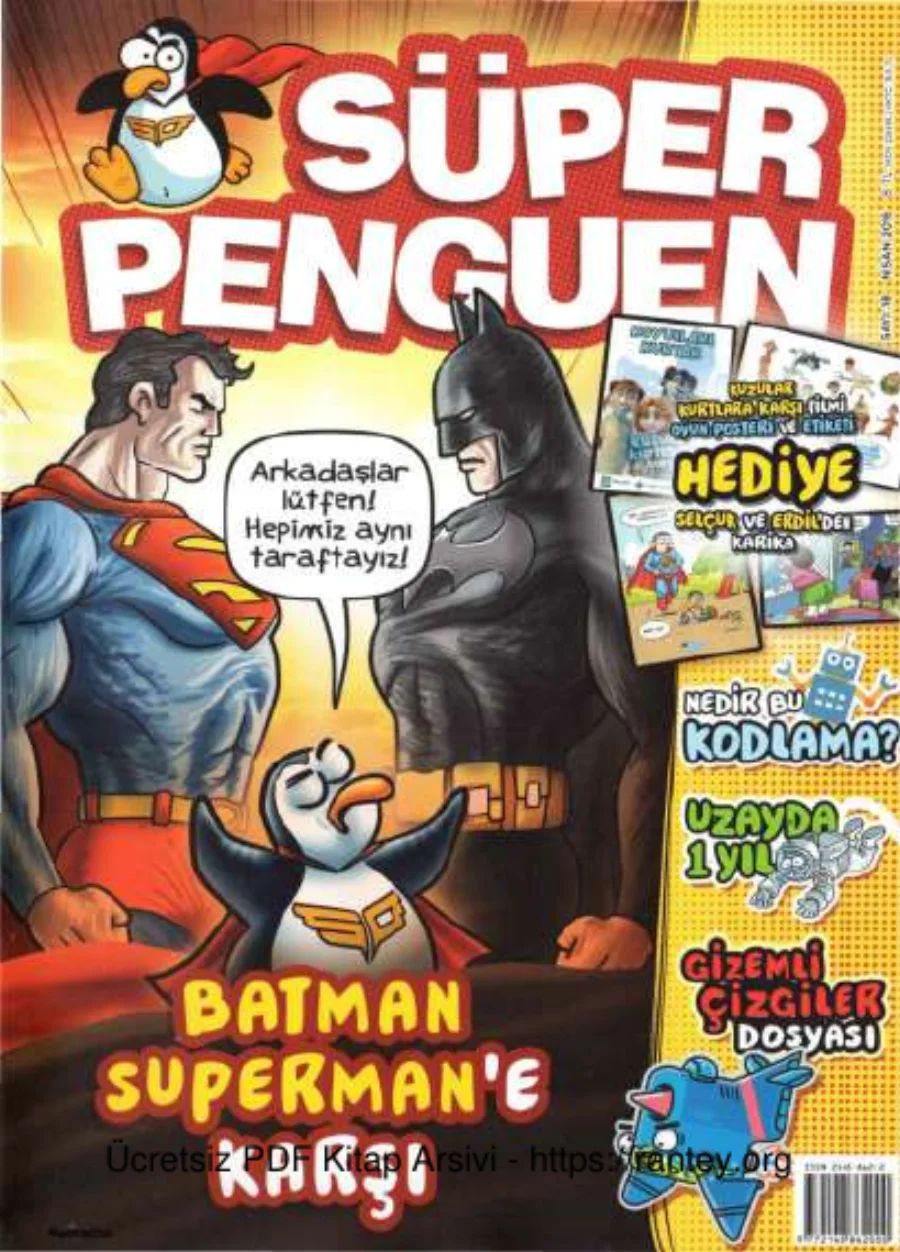 Süper Penguen Sayı 18 Nisan 2016 kapak görseli