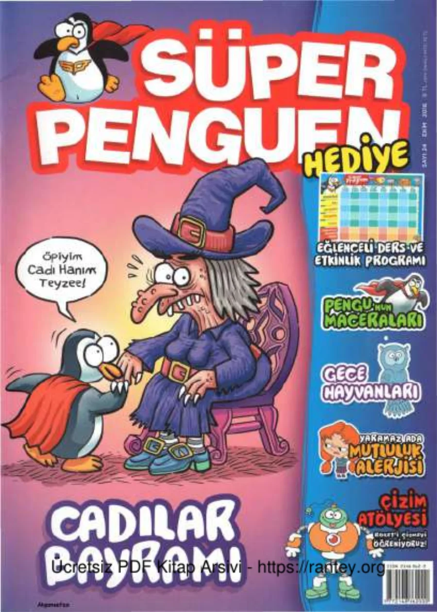 Süper Penguen Sayı 24 Ekim 2016 kapak görseli
