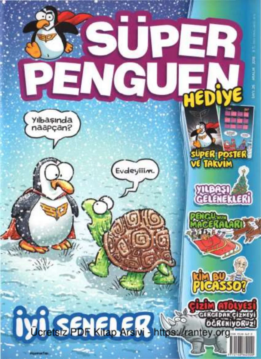 Süper Penguen Sayı 26 Aralık 2016 kapak görseli