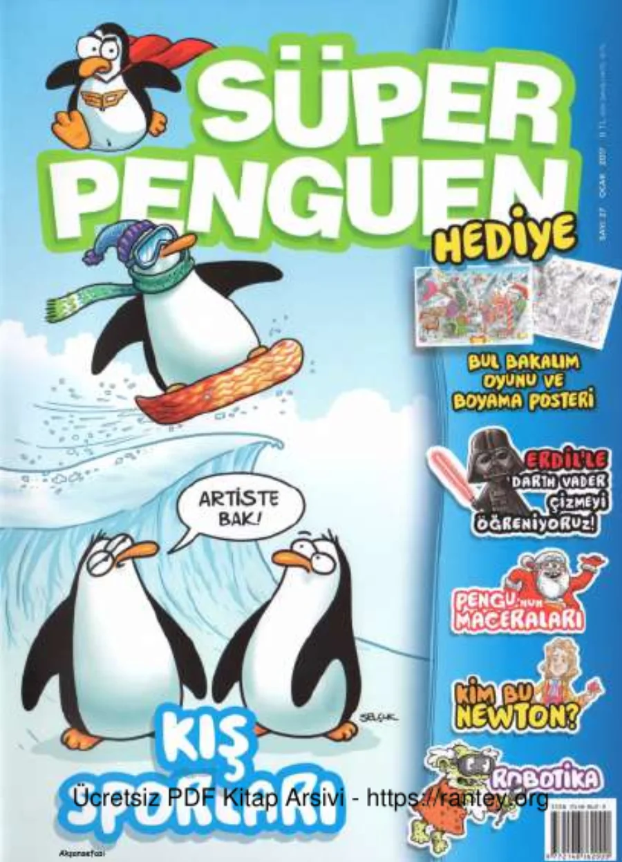 Süper Penguen Sayı 27 Ocak 2017 kapak görseli