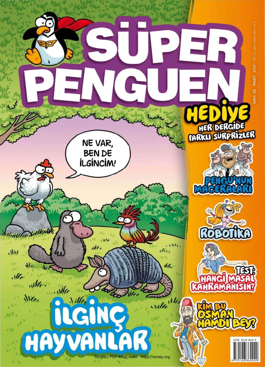 Süper Penguen Sayı 29 Mart 2017 kapak görseli