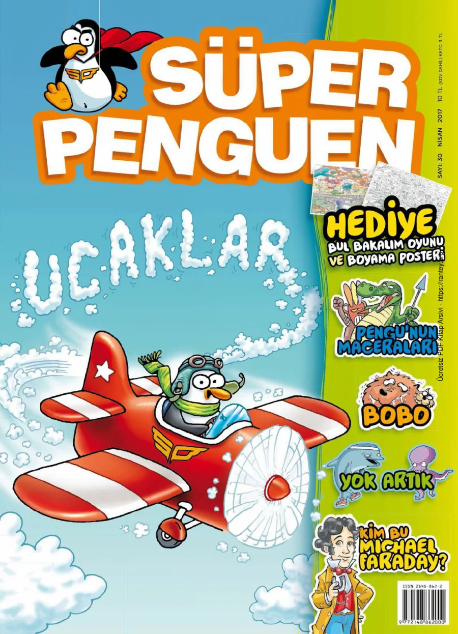 Süper Penguen Sayı 30 Nisan 2017 kapak görseli
