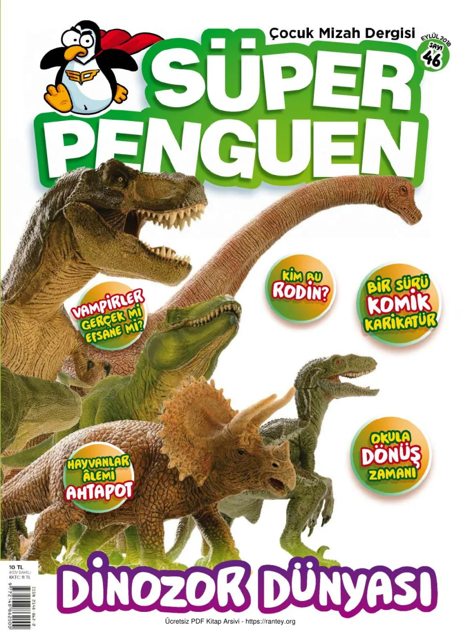 Süper Penguen Sayı 46 Eylül 2018 kapak görseli