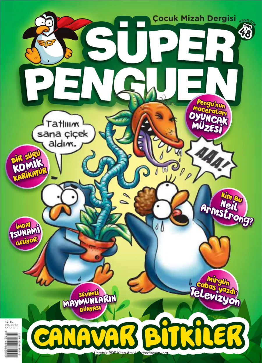 Süper Penguen Sayı 48 Kasım 2018 kapak görseli