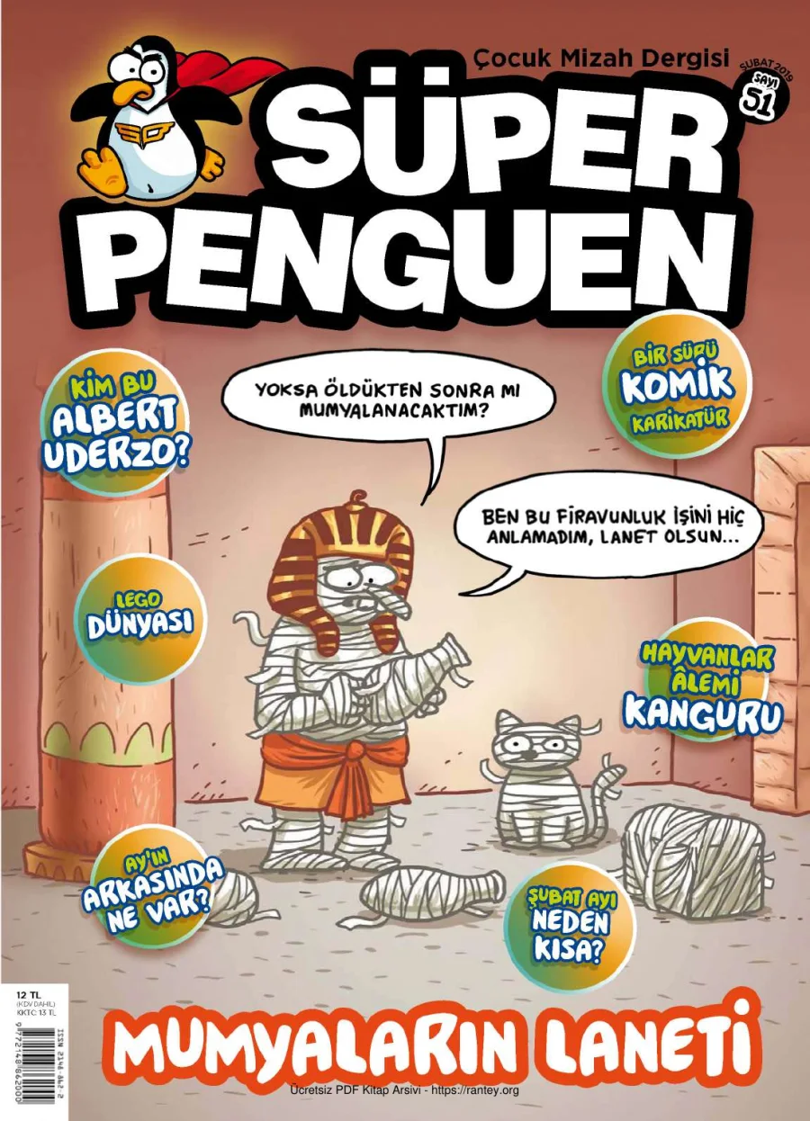 Süper Penguen Sayı 51 Şubat 2019 kapak görseli