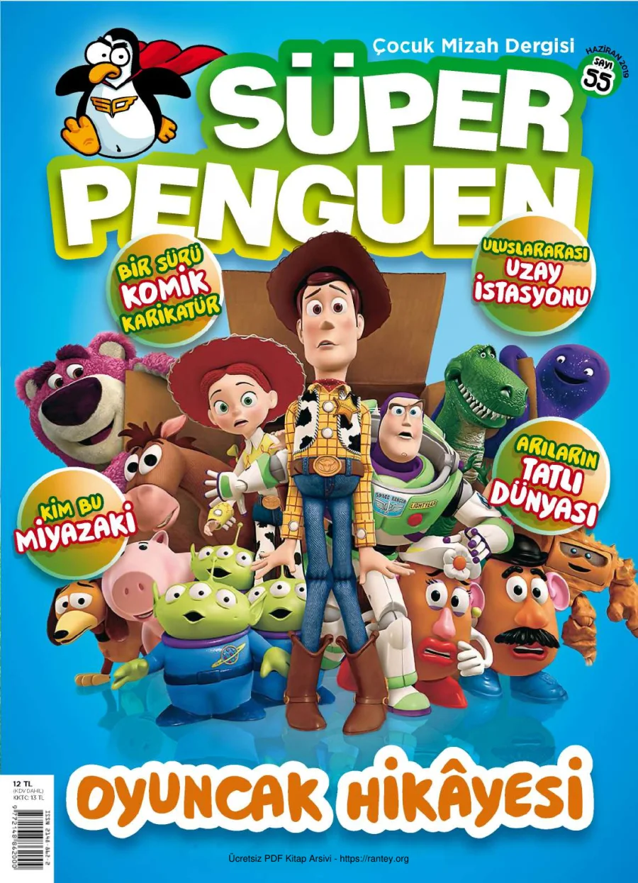 Süper Penguen Sayı 55 Haziran 2019 kapak görseli