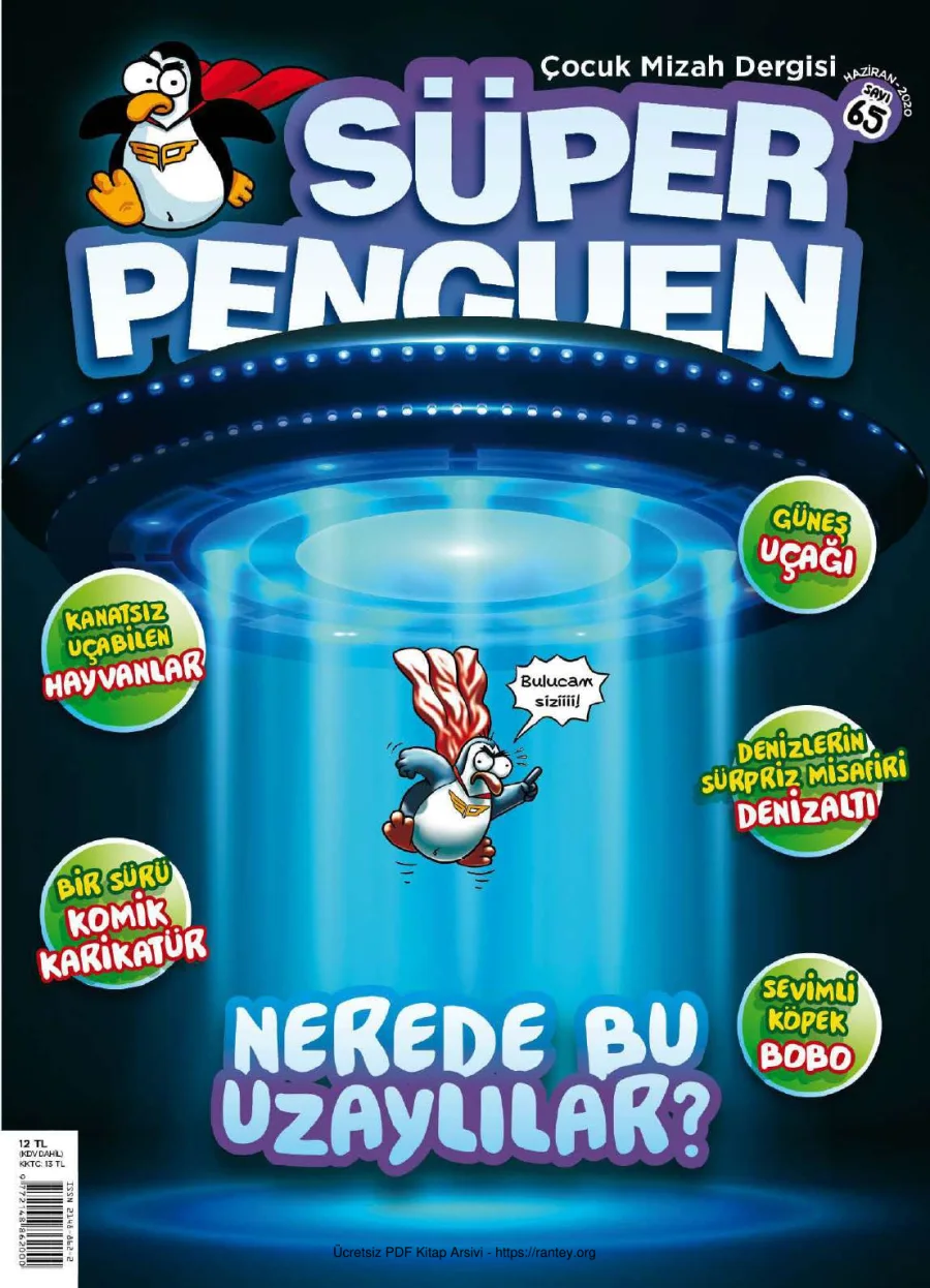 Süper Penguen Sayı 65 Haziran 2020 kapak görseli
