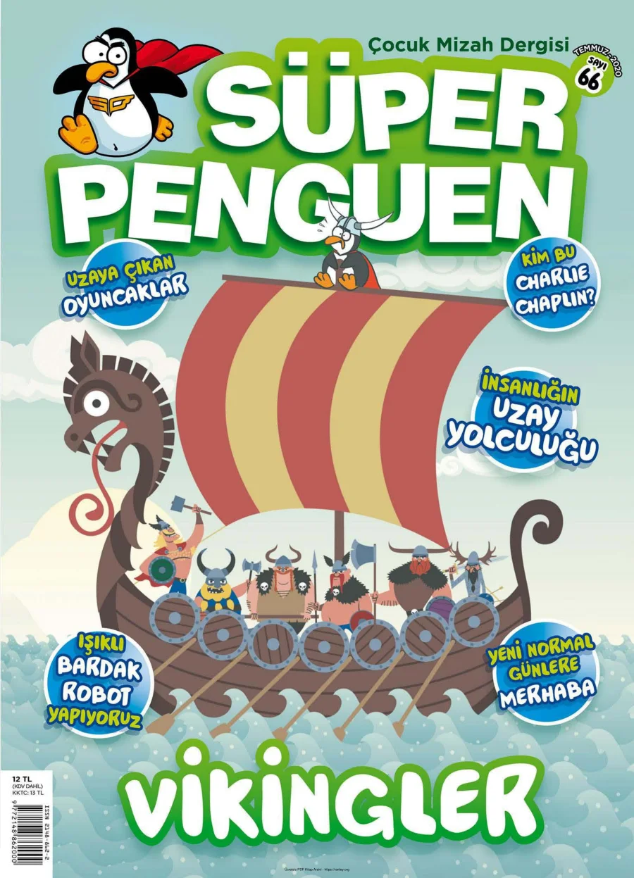 Süper Penguen Sayı 66 Temmuz 2020 kapak görseli
