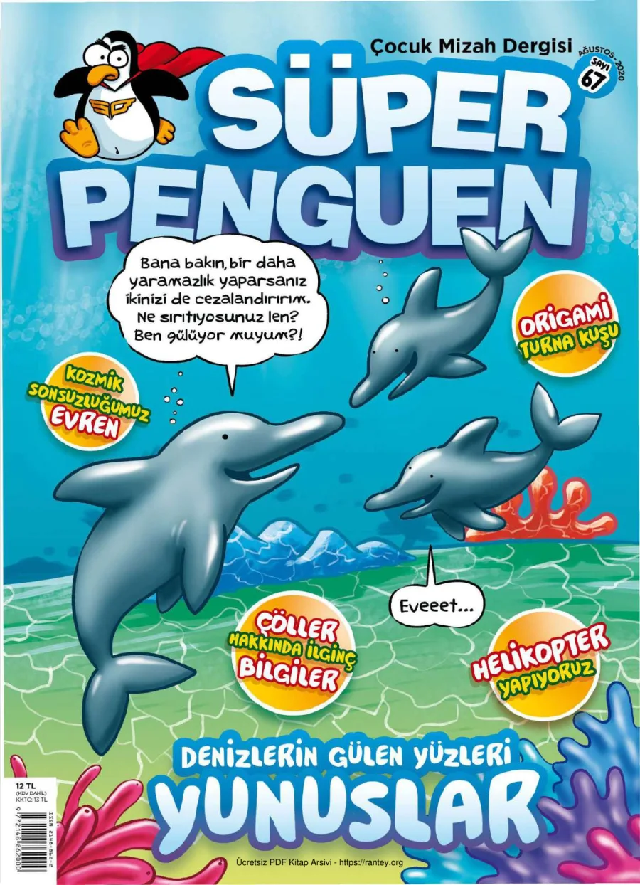 Süper Penguen Sayı 67 Ağustos 2020 kapak görseli