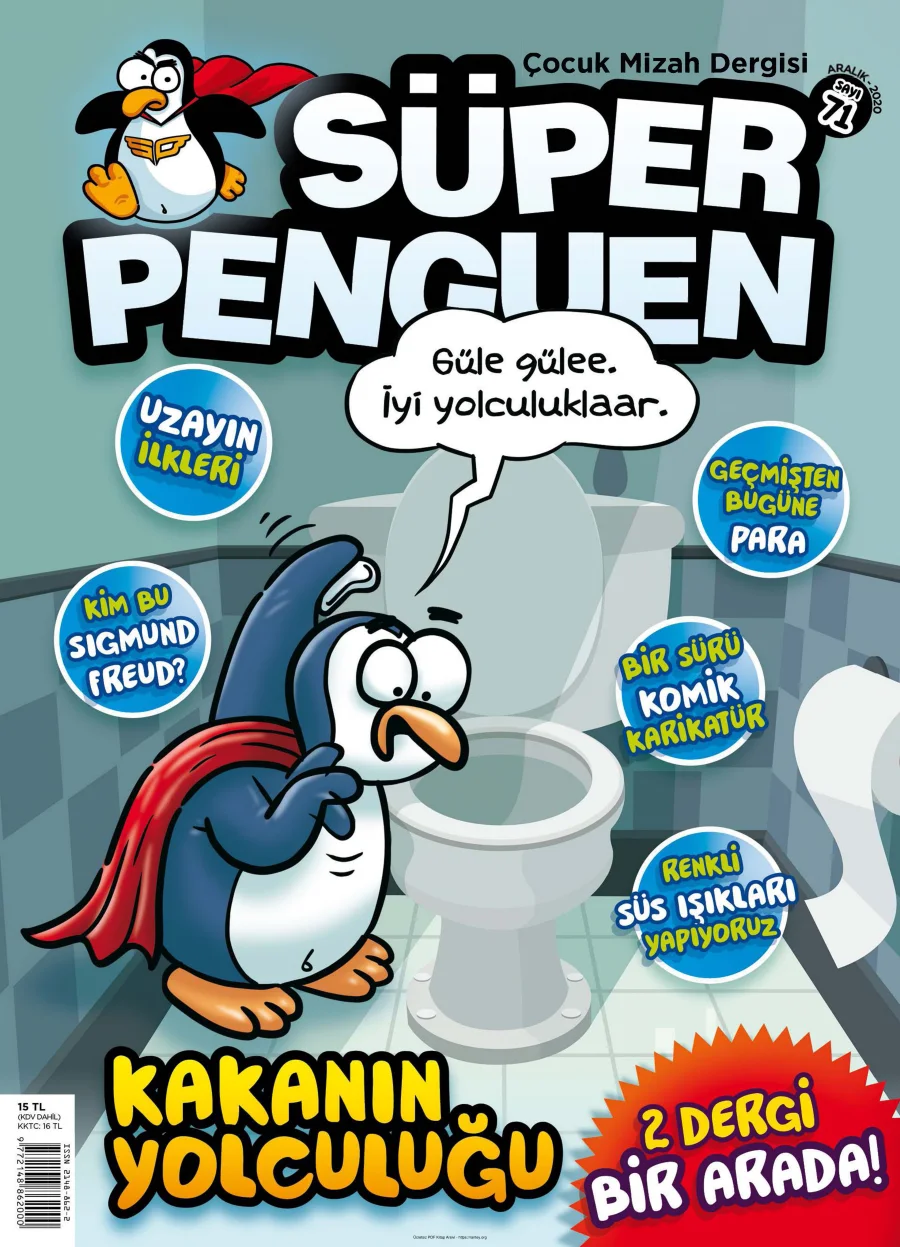 Süper Penguen Sayı 71 Aralık 2020 kapak görseli