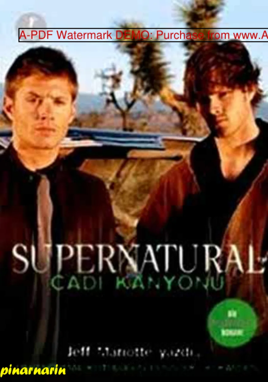 Supernatural Cadı Kanyonu kapak görseli