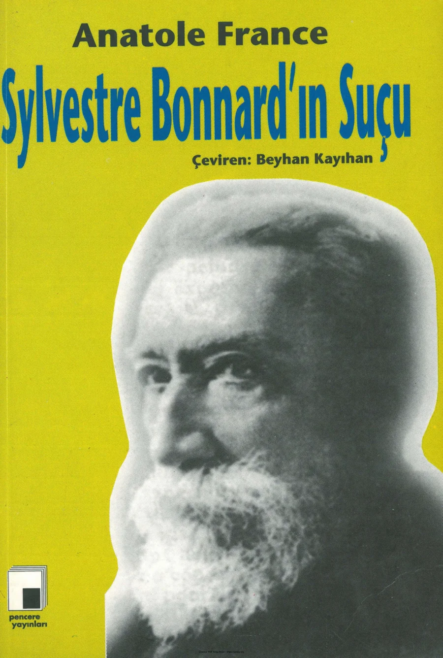 Sylvestre Bonnardın Suçu Pencere Yayınları kapak görseli