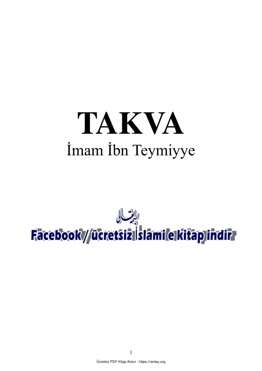 TAKVA YOLU İbn Teymiyye Ebu Abdulmumin Tekin Mıhçı kapak görseli