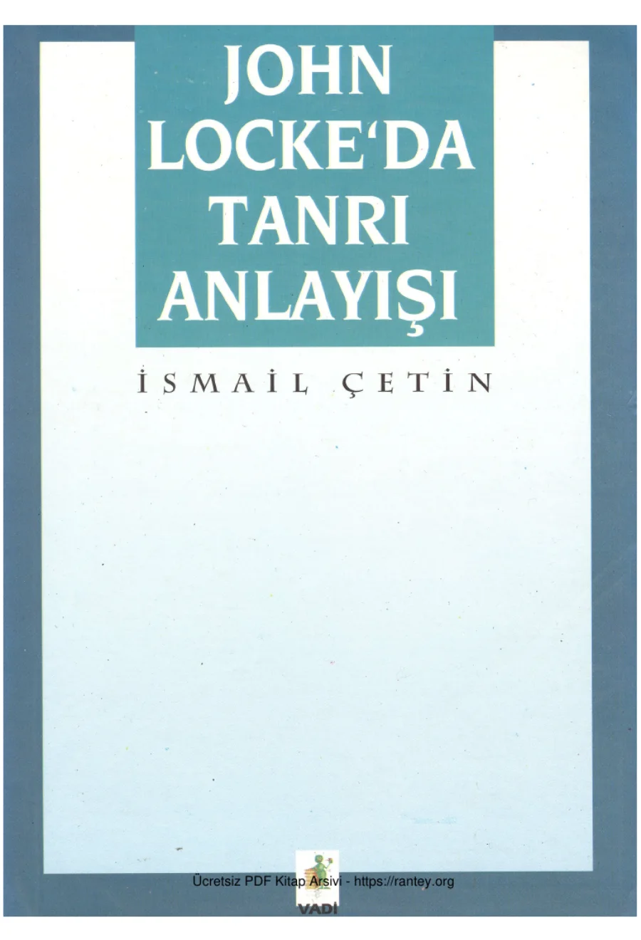 Tanrı Anlayışı İsmail Çetin kapak görseli