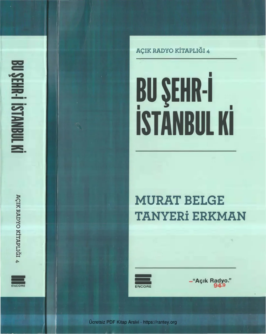Tanyeri Erkman Bu Şehr i İstanbul ki kapak görseli