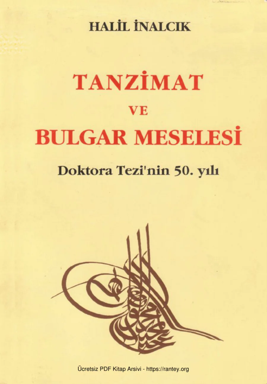 Tanzimat ve Bulgar Meselesi Eren Yayınları kapak görseli