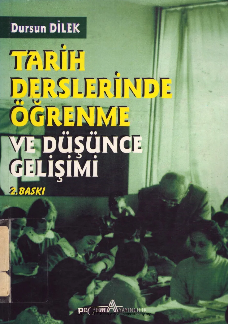 Tarih Derslerinde Öğrenme ve Düşünce Gelişimi Pegem Yayınları kapak görseli