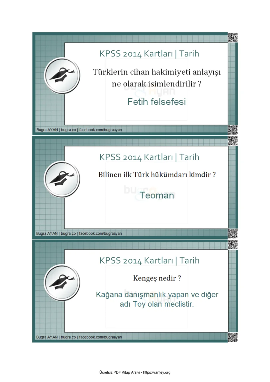 Tarih kartlar falan filan kapak görseli