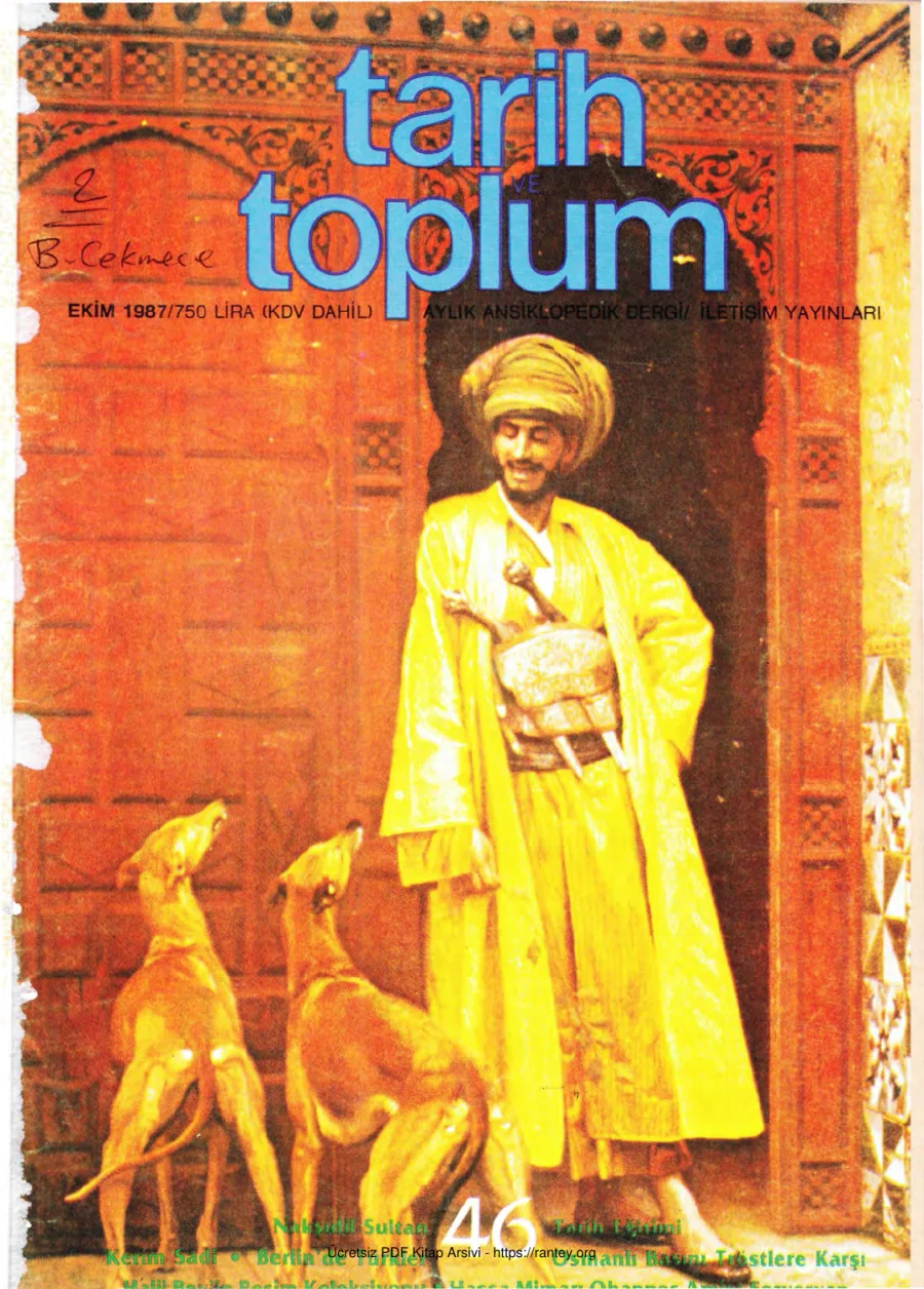 Tarih ve Toplum Sayı 046 kapak görseli