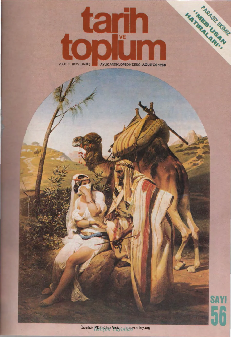 Tarih ve Toplum Sayı 056 kapak görseli