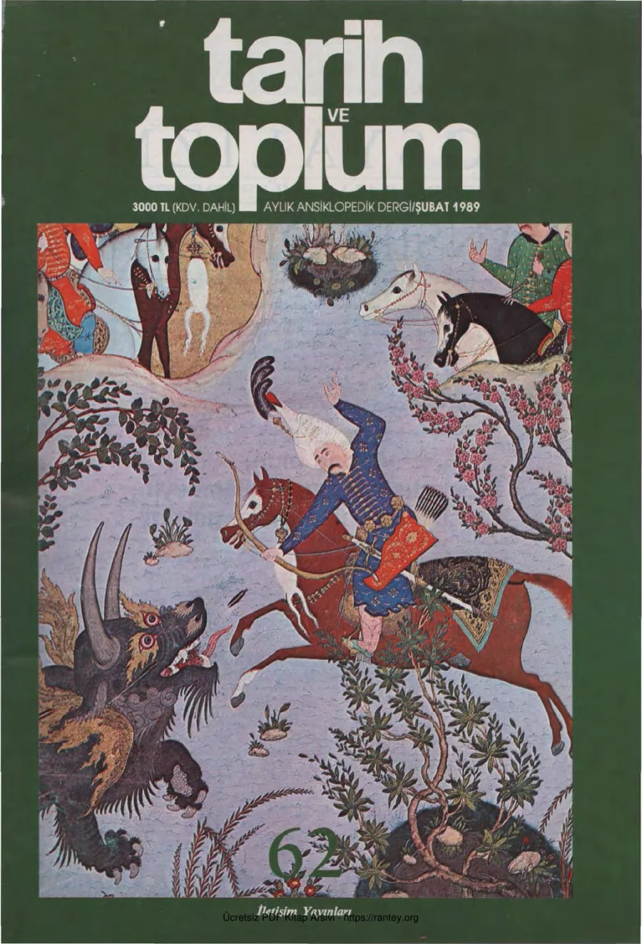 Tarih ve Toplum Sayı 062 kapak görseli