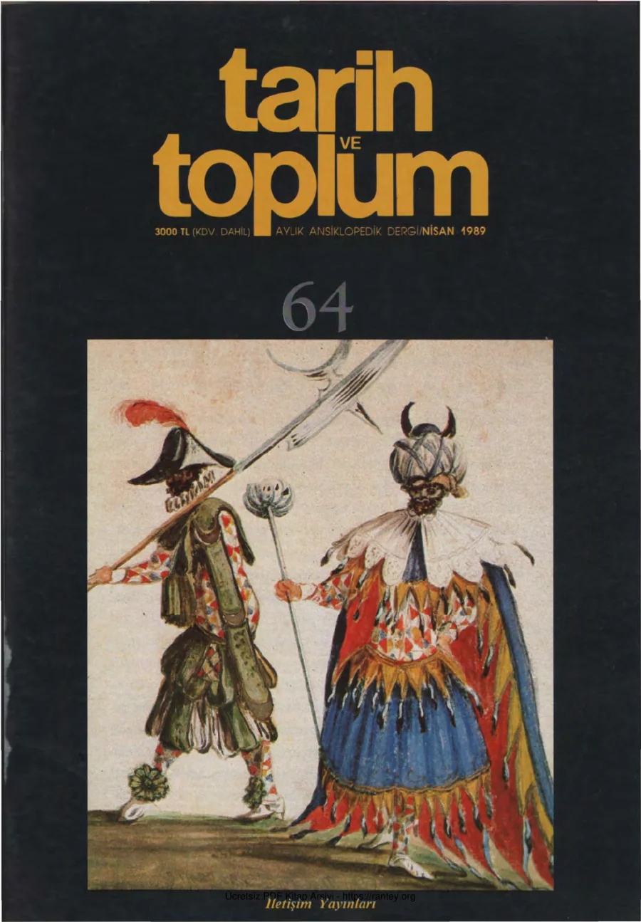 Tarih ve Toplum Sayı 064 kapak görseli