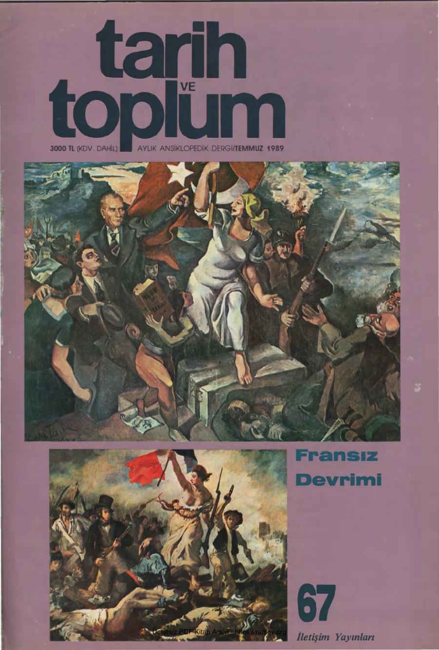 Tarih ve Toplum Sayı 067 kapak görseli