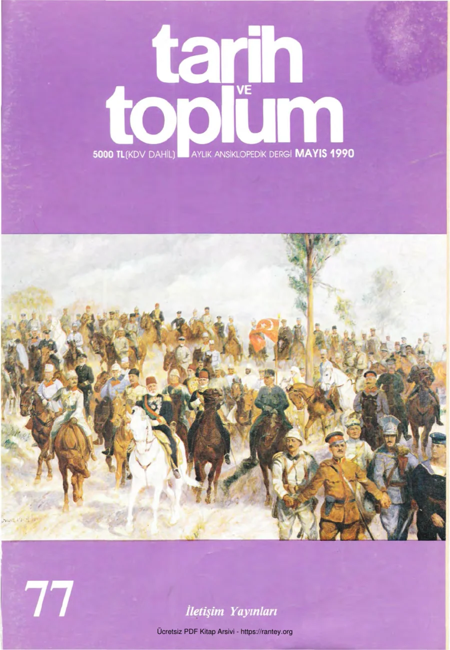 Tarih ve Toplum Sayı 077 kapak görseli