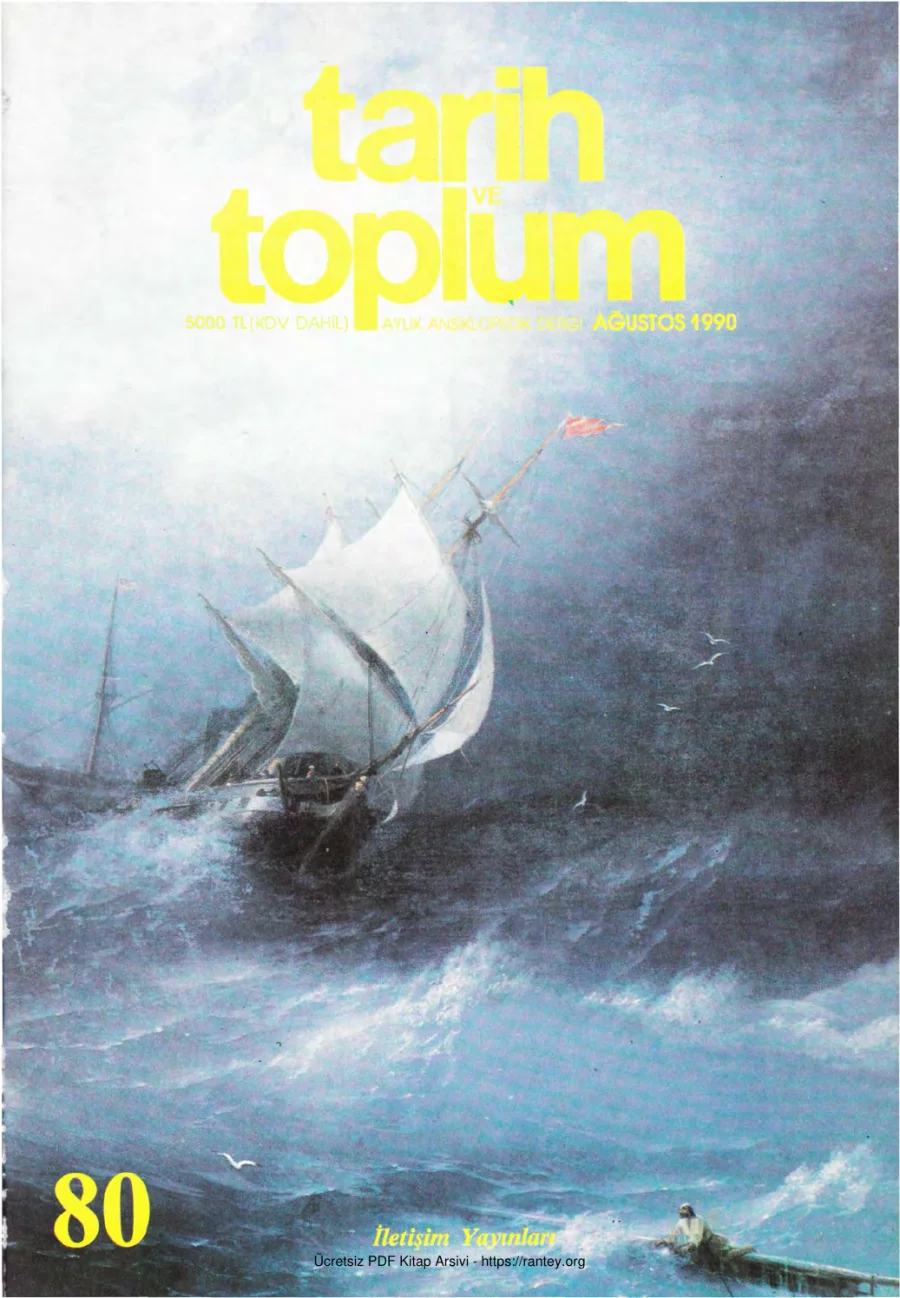 Tarih ve Toplum Sayı 080 kapak görseli