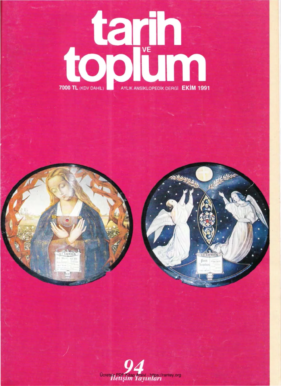 Tarih ve Toplum Sayı 094 kapak görseli