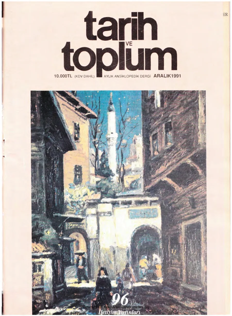 Tarih ve Toplum Sayı 096 kapak görseli