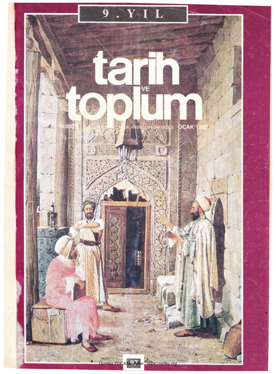 Tarih ve Toplum Sayı 097 kapak görseli
