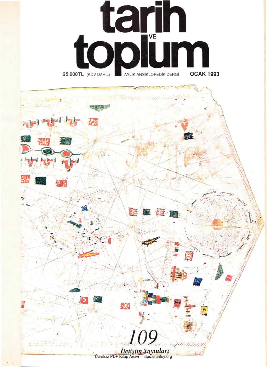 Tarih ve Toplum Sayı 109 kapak görseli