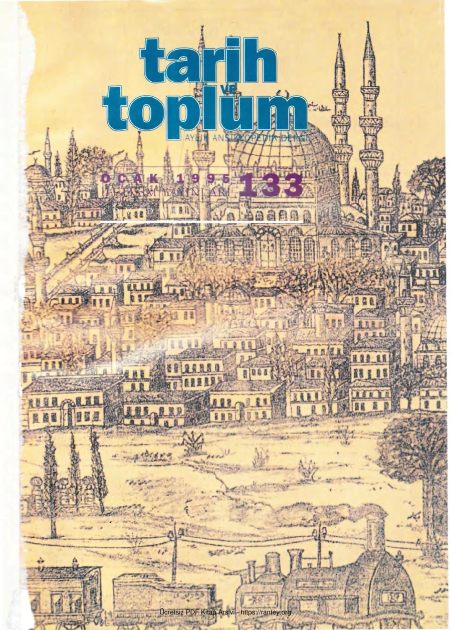 Tarih ve Toplum Sayı 133 kapak görseli