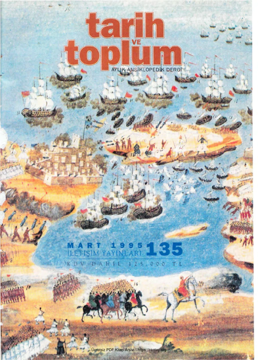 Tarih ve Toplum Sayı 135 kapak görseli