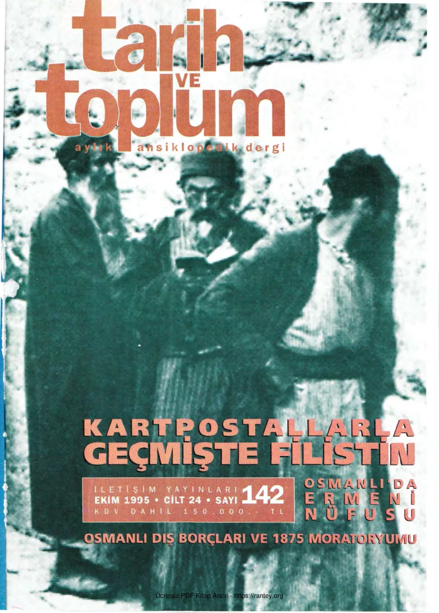 Tarih ve Toplum Sayı 142 kapak görseli
