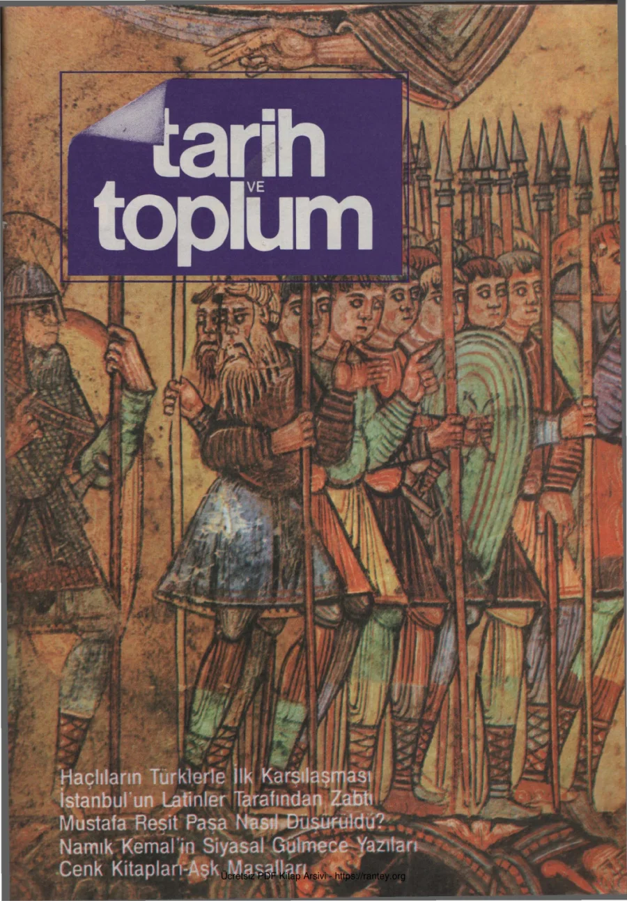 Tarih ve Toplum Sayı 18 Haziran 1985 kapak görseli