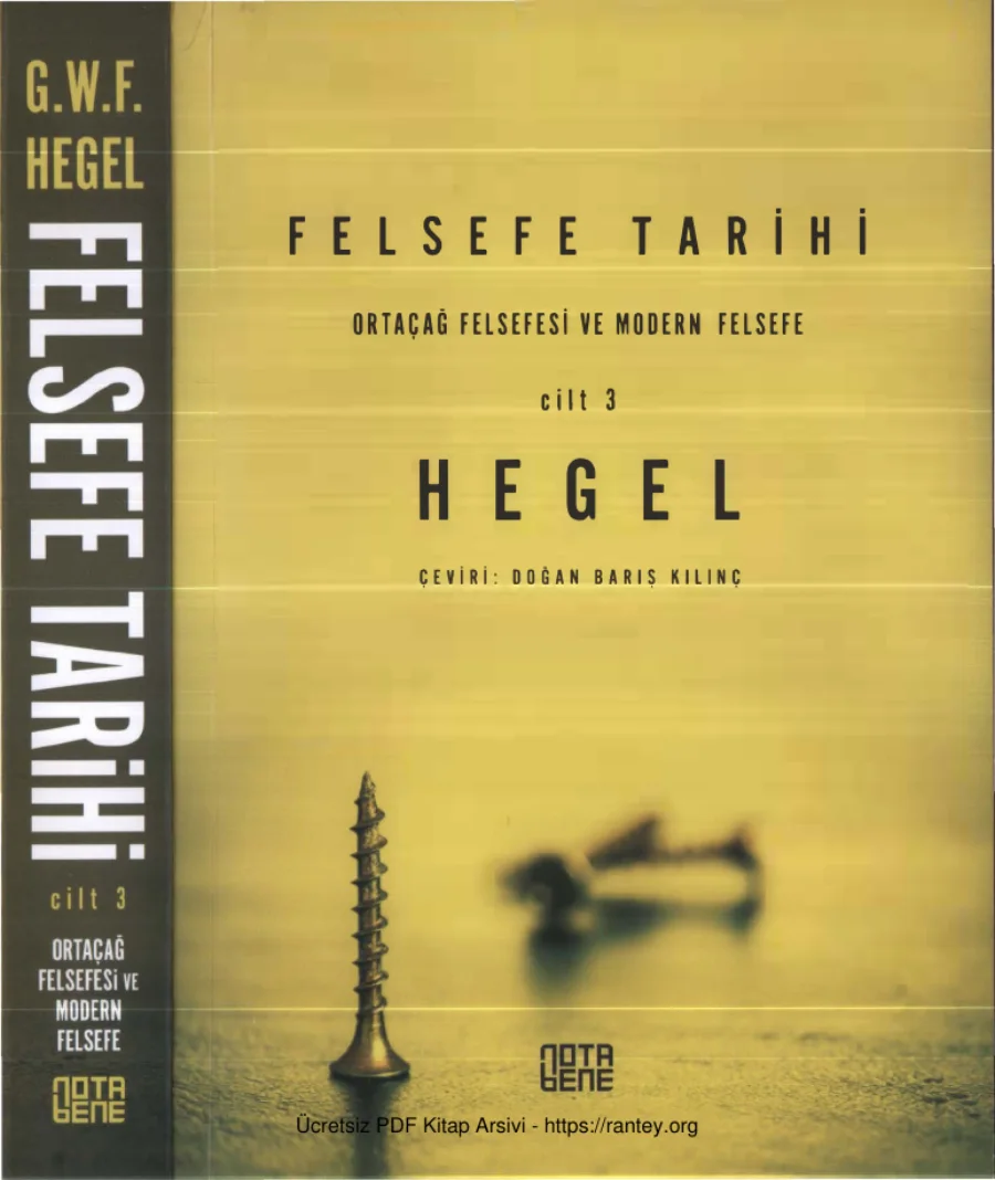 Tarihi Cilt 3 Ortaçağ Felsefesi ve Modern Felsefe kapak görseli