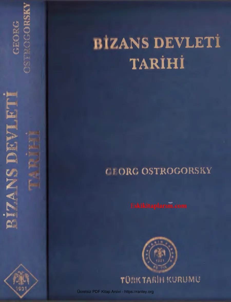 Tarihi Georg Ostrogorsky kapak görseli