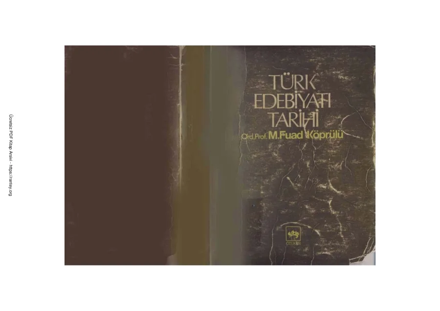 Tarihi Mehmet Fuat Köprülü kapak görseli