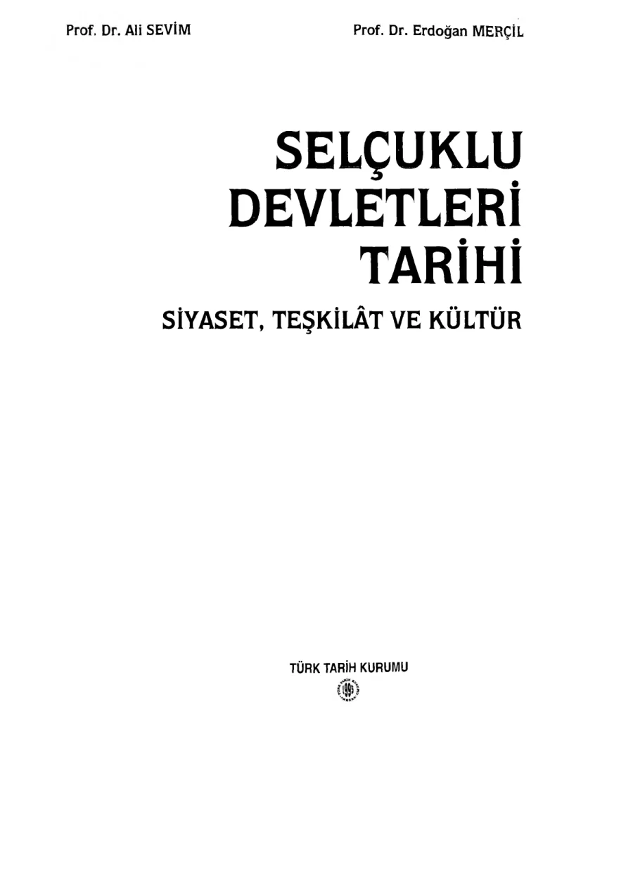 Tarihi Siyaset Teşkilt ve Kültür kapak görseli